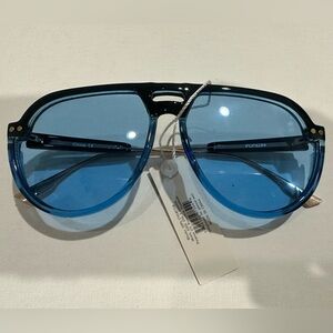 Blue Aviator Sunglasses